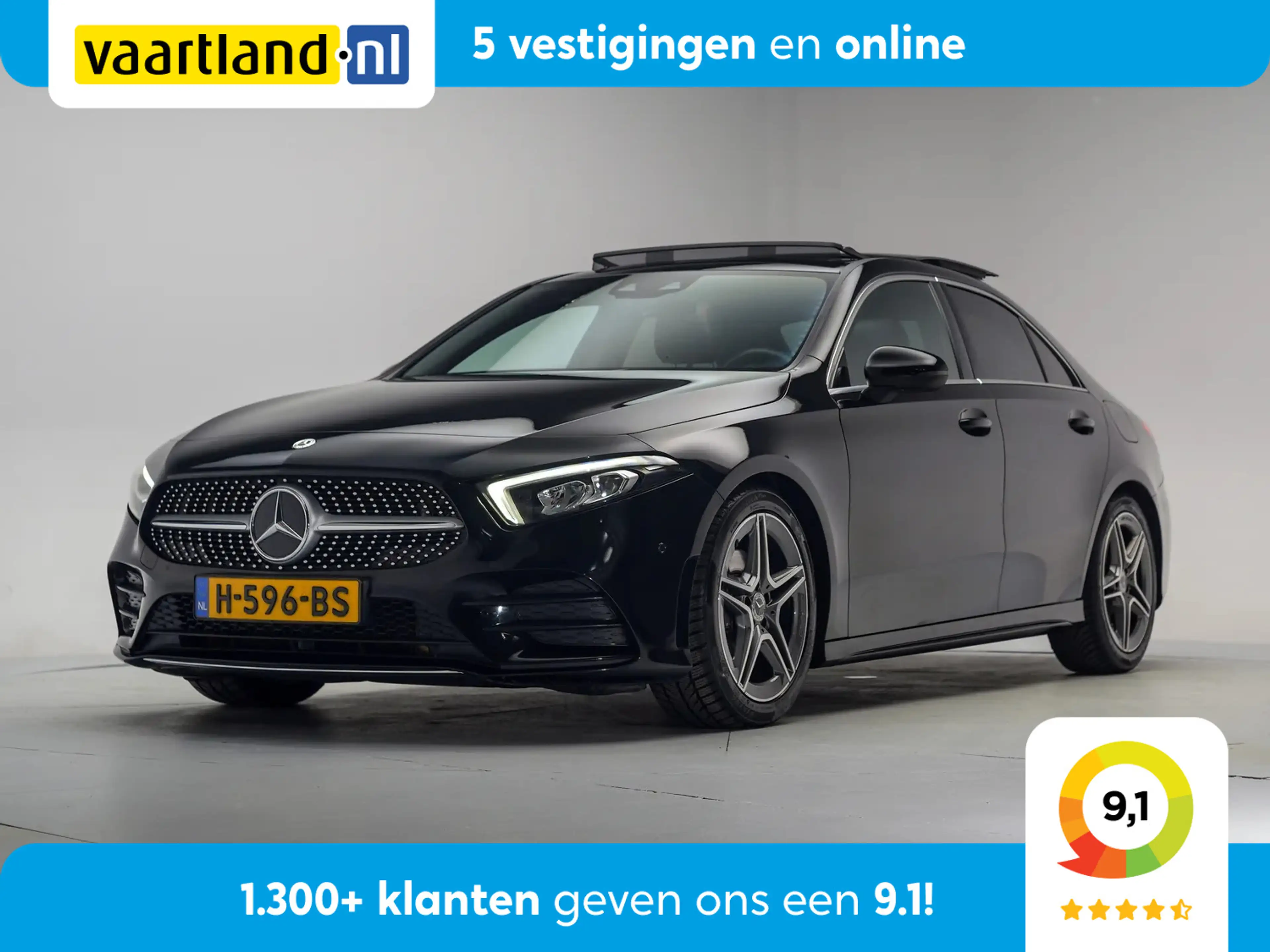 Mercedes-Benz A 180 AMG Line Aut. [ Schuifdak Led Half Leer Stoelverwa