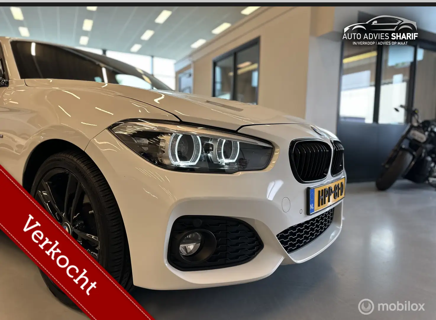 BMW 120 1-serie 120i M Sport Shadow High Executive 1e eige Blanc - 2