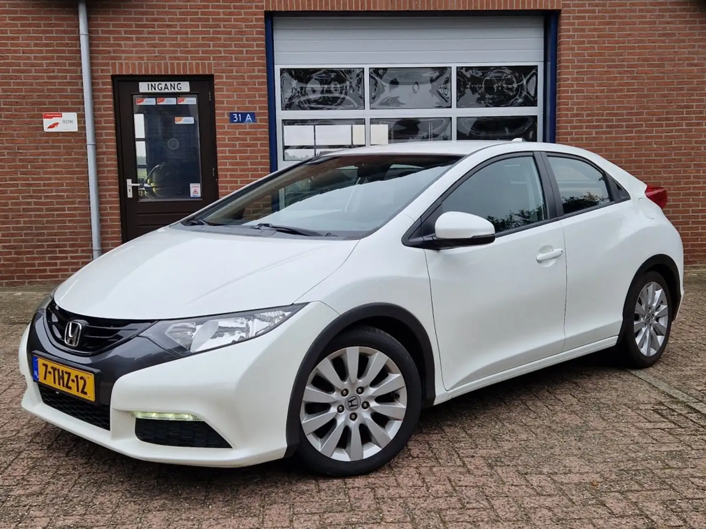 Honda Civic 1.4 i Comfort 5-drs Airco/Clima NL-auto 17 L.m.v. Blanco - 1