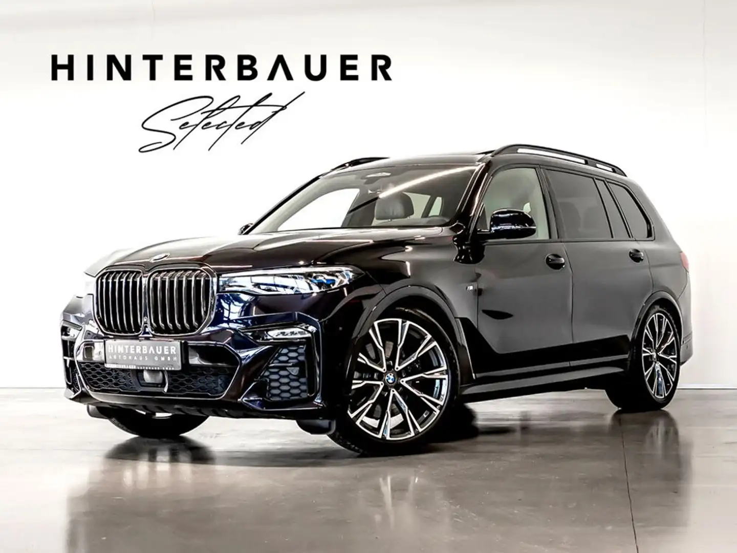 BMW X7 xDrive 40d M-SPORT*AHK*STANDH*HEADUP*PANORAMA* Schwarz - 1