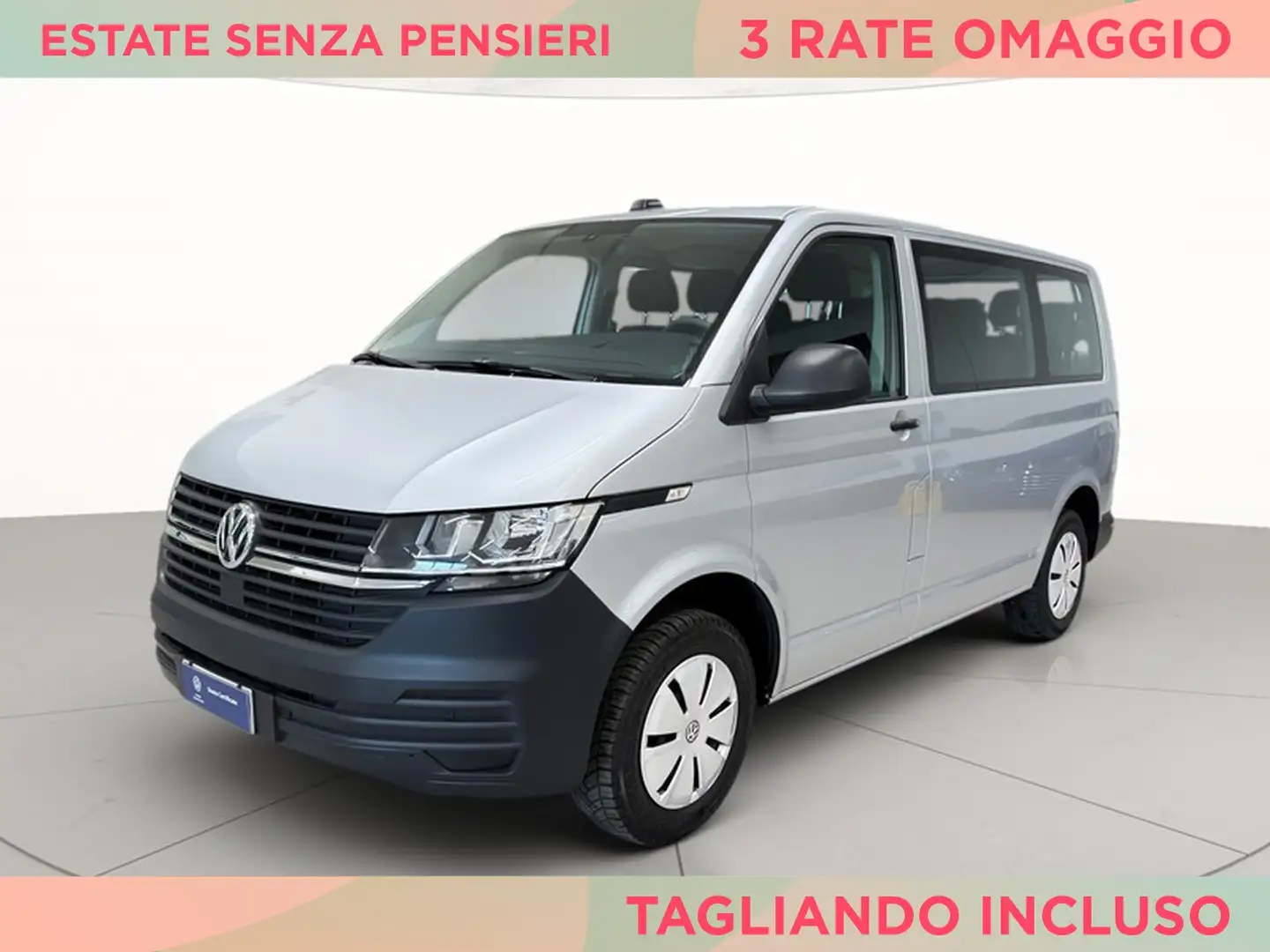 Volkswagen T6.1 Transporter t6.1 30 2.0 tdi 150cv kombi business p.c. dsg7 Argento - 1