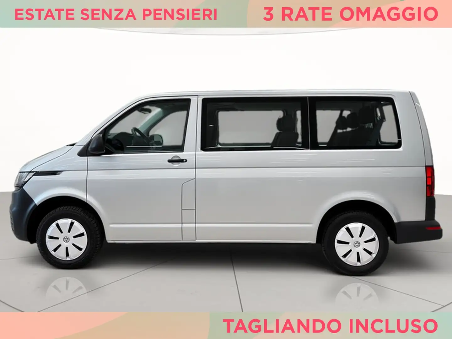 Volkswagen T6.1 Transporter t6.1 30 2.0 tdi 150cv kombi business p.c. dsg7 Argento - 2