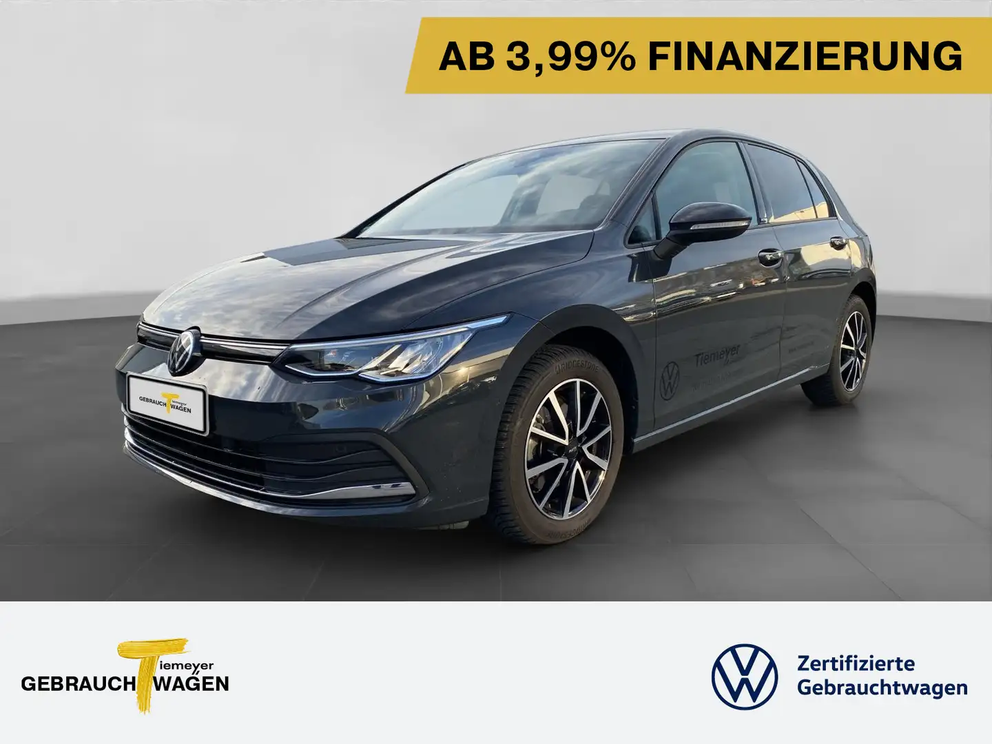 Volkswagen Golf 2.0 TDI DSG ACTIVE IQ.DRIVE LED NAVI APP-CO Gris - 1