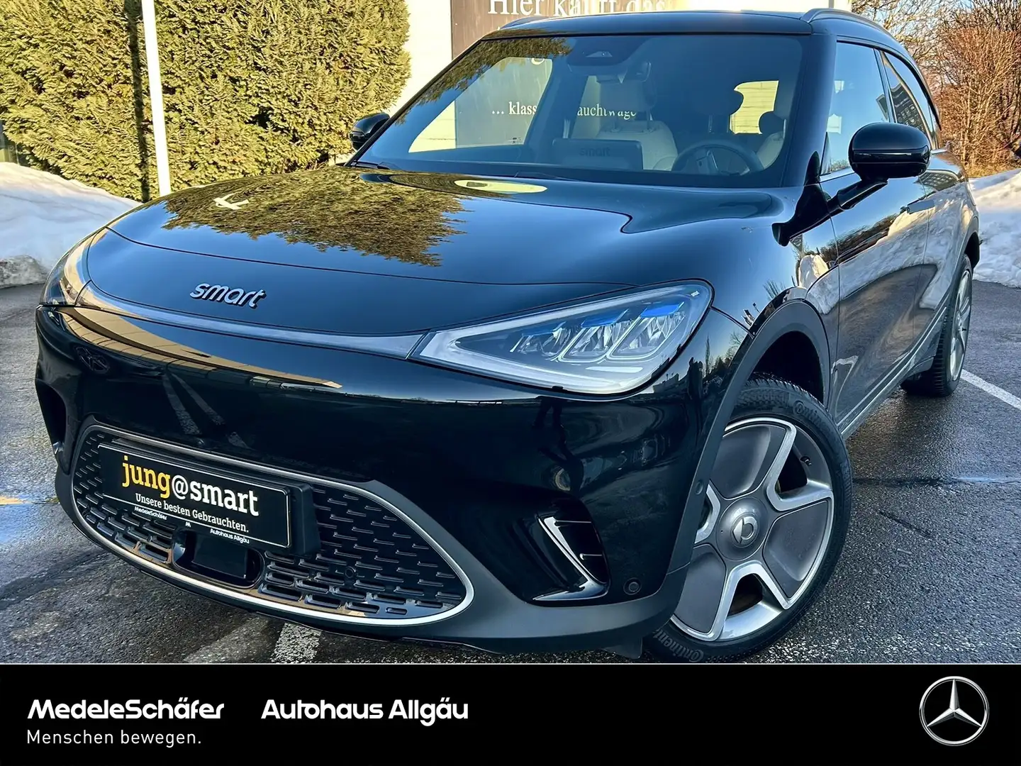 smart #1 #1 Pulse 4M LEDER Pano 360° HuD 22kW Keyless Navi Noir - 1