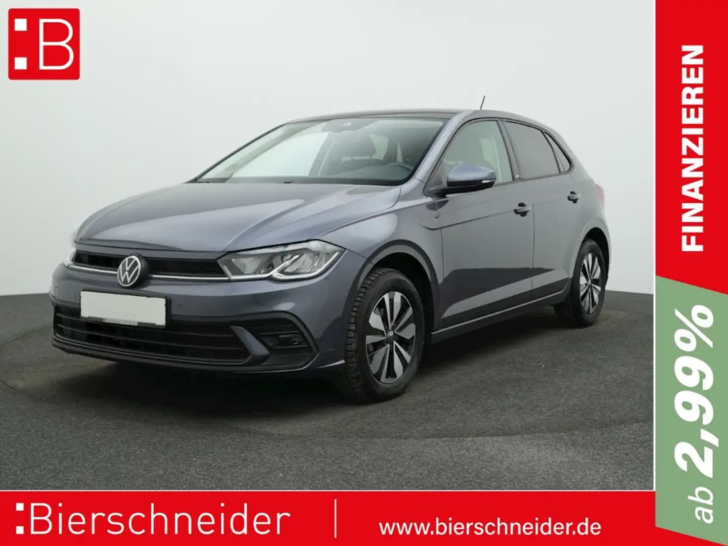 Volkswagen Polo 1.0 TSI Move PANO LED NAVI ACC KAMERA ALU 15 Grau - 1