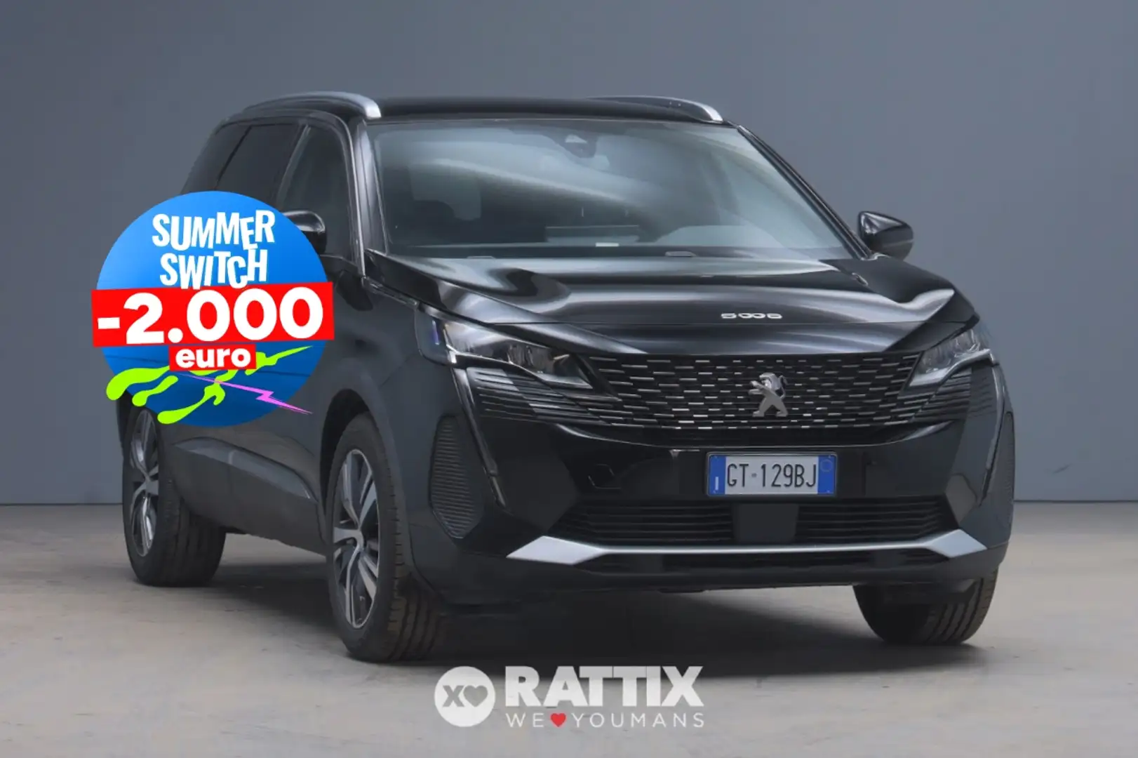 Peugeot 5008 1.2 Hybrid 48V 136CV Allure Pack e-dcs 6 7p.ti Nero - 1