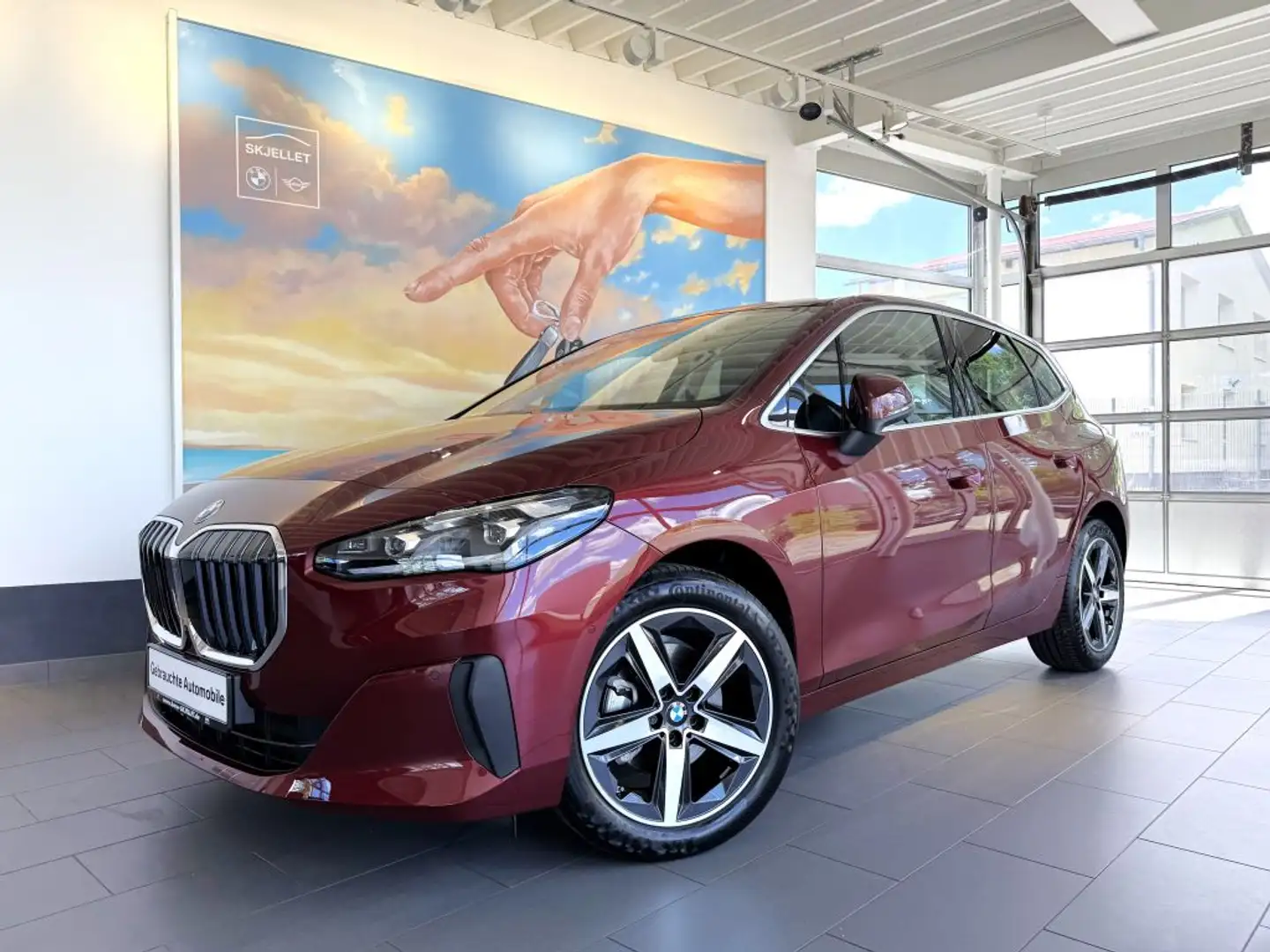 BMW 218 i Active Tourer LED+HUD+LivePro+KOMF+TEM+SPUR Rot - 1