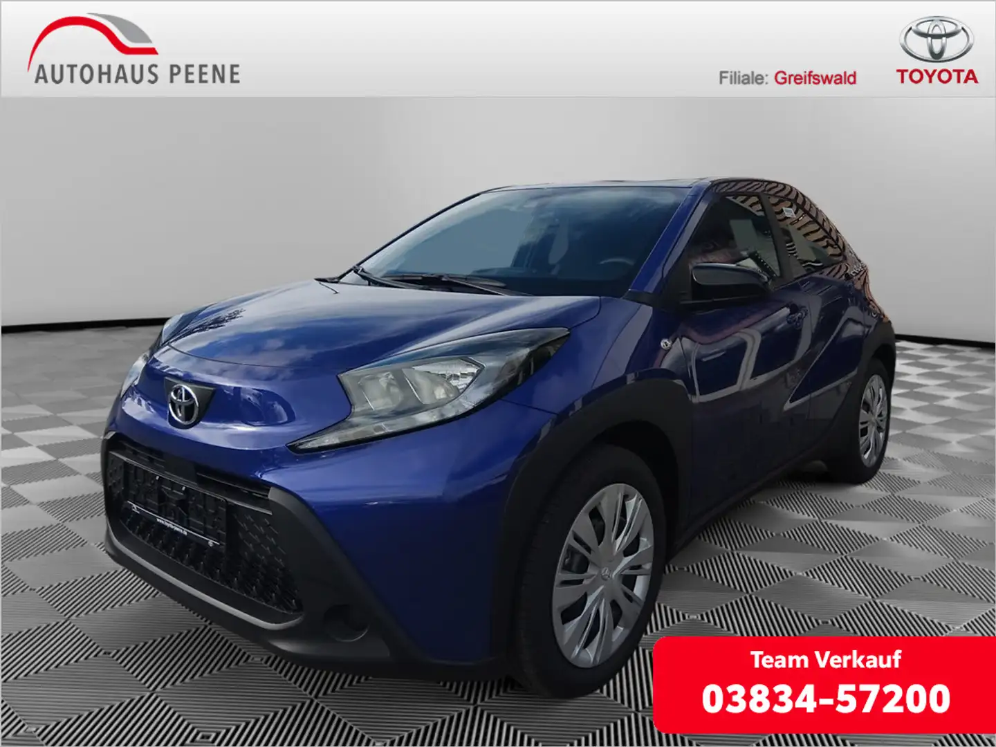 Toyota Aygo X 1.0 Play KLIMA PDC RÜCKFAHRKAMERA ACC Blu/Azzurro - 1