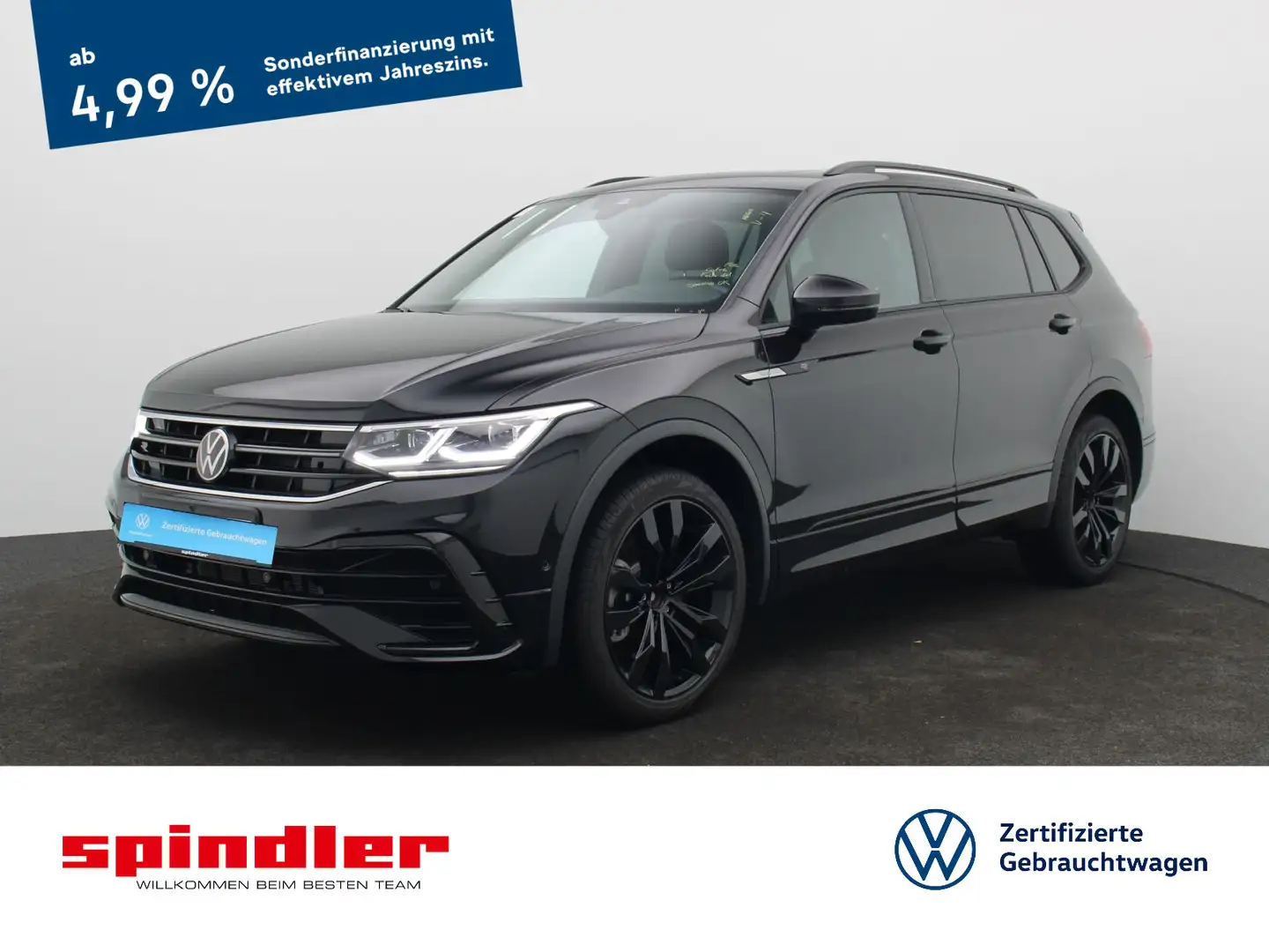 Volkswagen Tiguan Allspace R-Line 2.0TDI 4M DSG / Pano, AHK Schwarz - 1