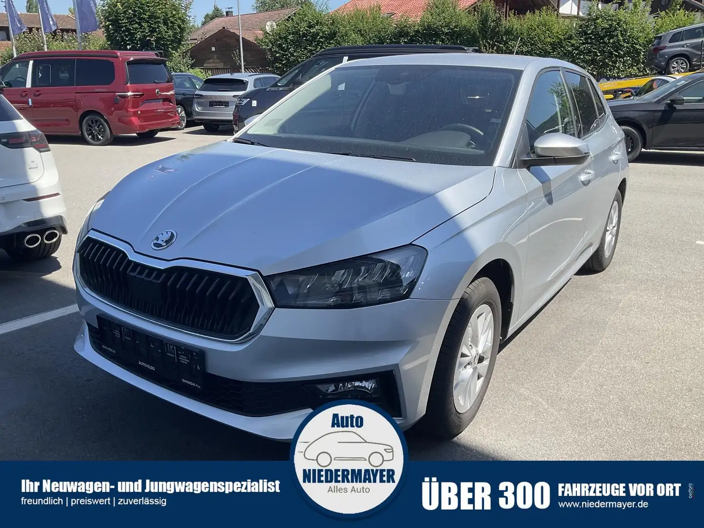 Skoda Fabia 1.0 TSI Selection, Navi, LED, 16-Zoll, 5-J Garanti Silber - 1