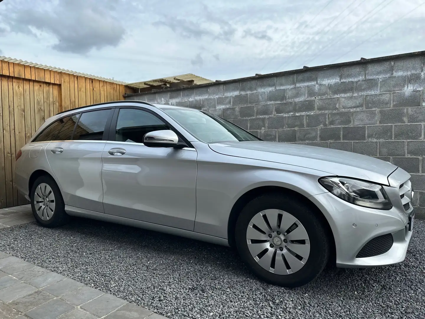 Mercedes-Benz C 200 d Led Navigatie Leder BT Pdc Camera Zetelverw Argent - 1