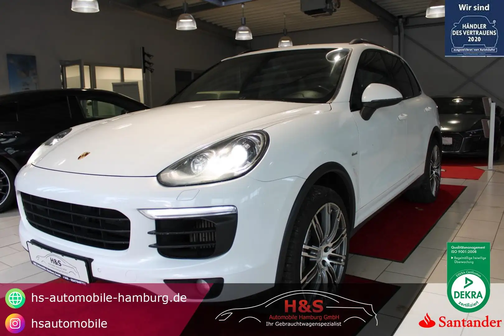 Porsche Cayenne S Diesel Weiß - 1