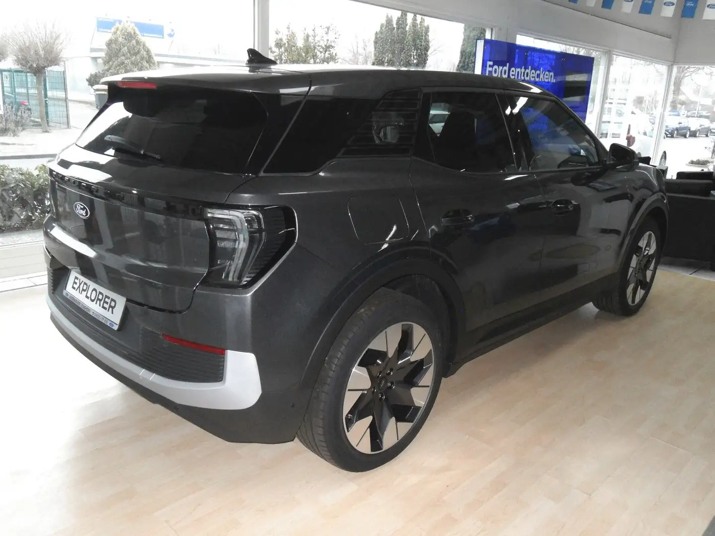 Ford Explorer Premium AWD, Panoramadach Grau - 2
