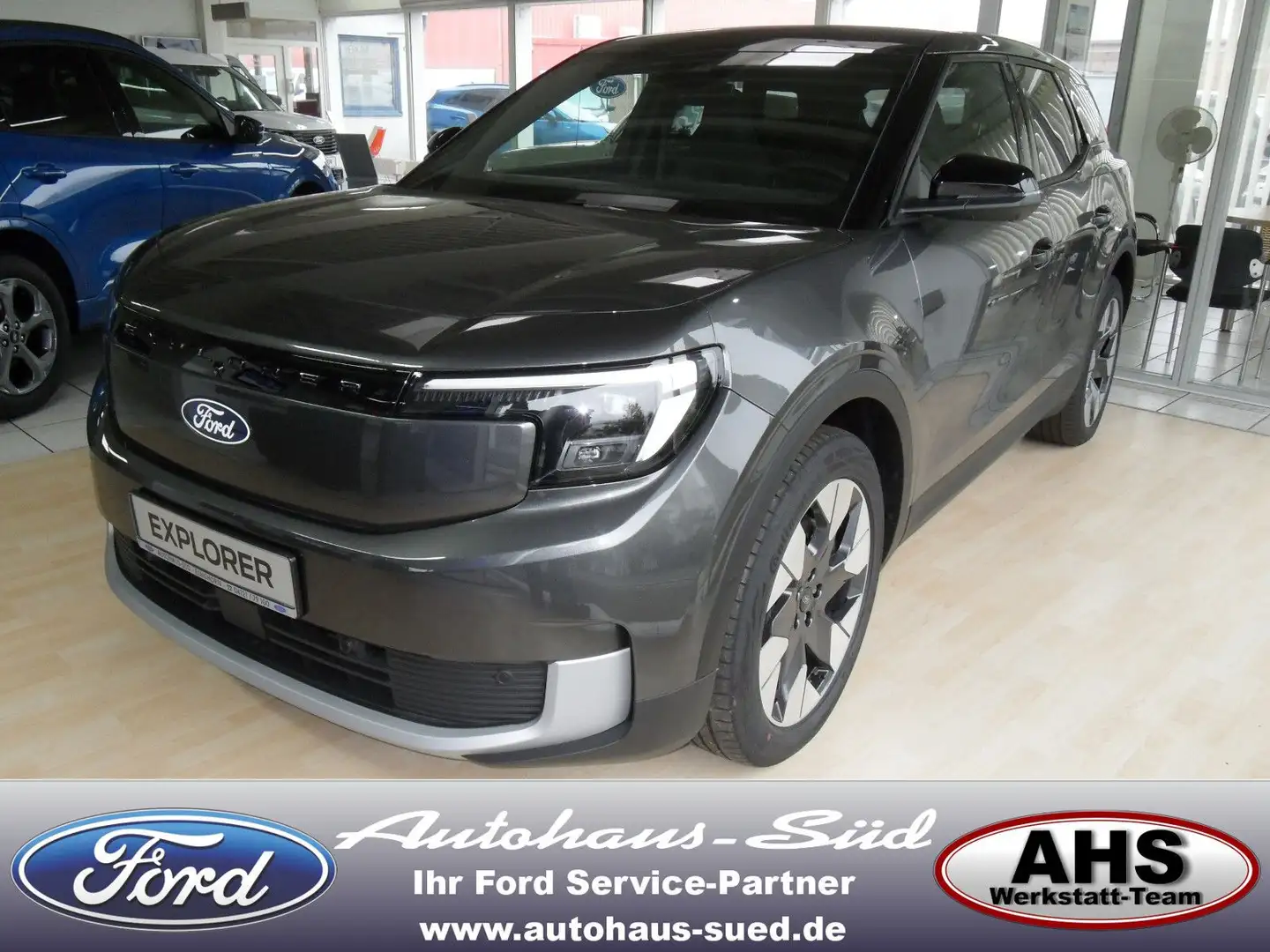 Ford Explorer Premium AWD, Panoramadach Grau - 1