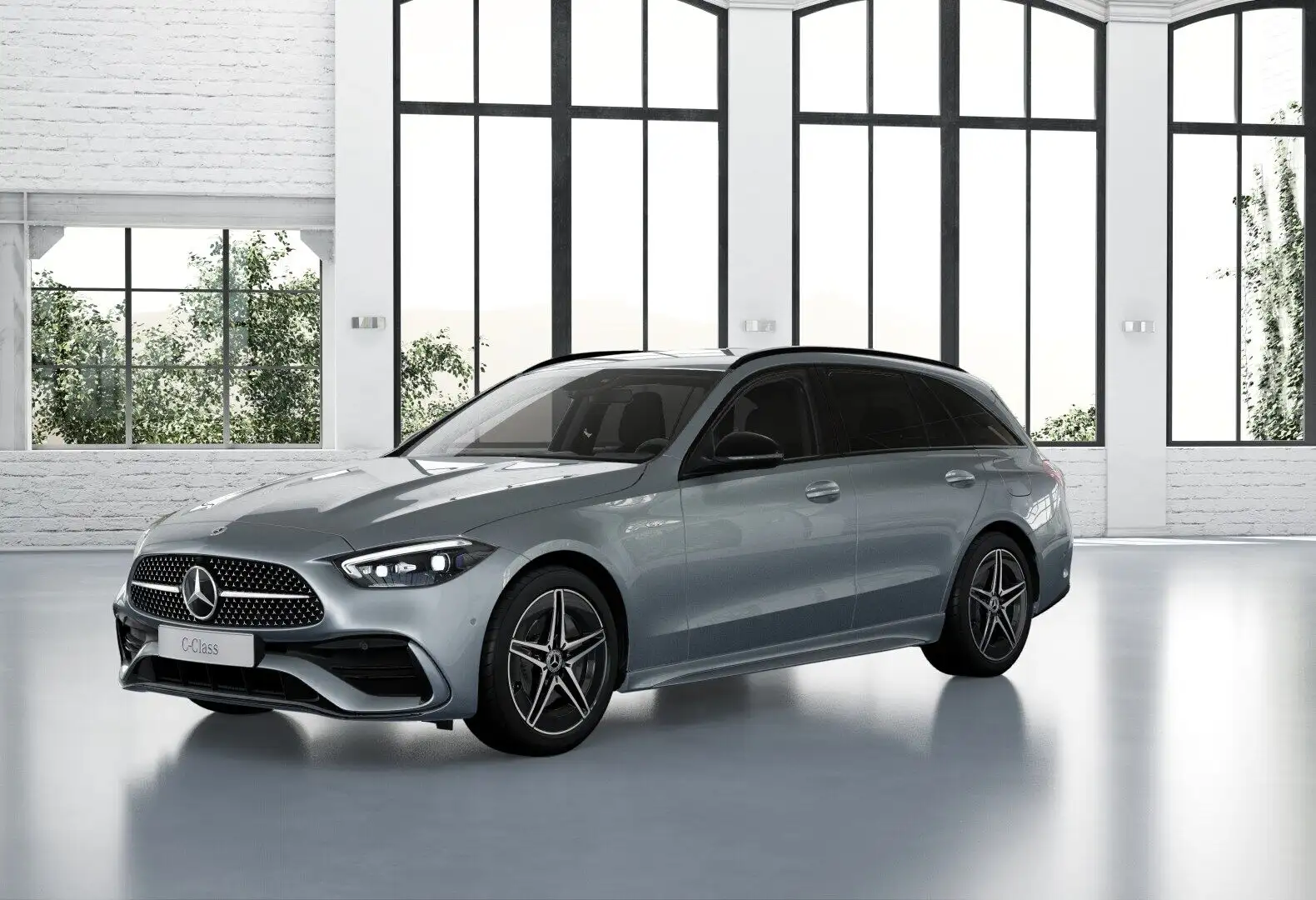 Mercedes-Benz C 300 de 4MATIC T-Modell mit EQ Hybrid Technologie Öster Silber - 2