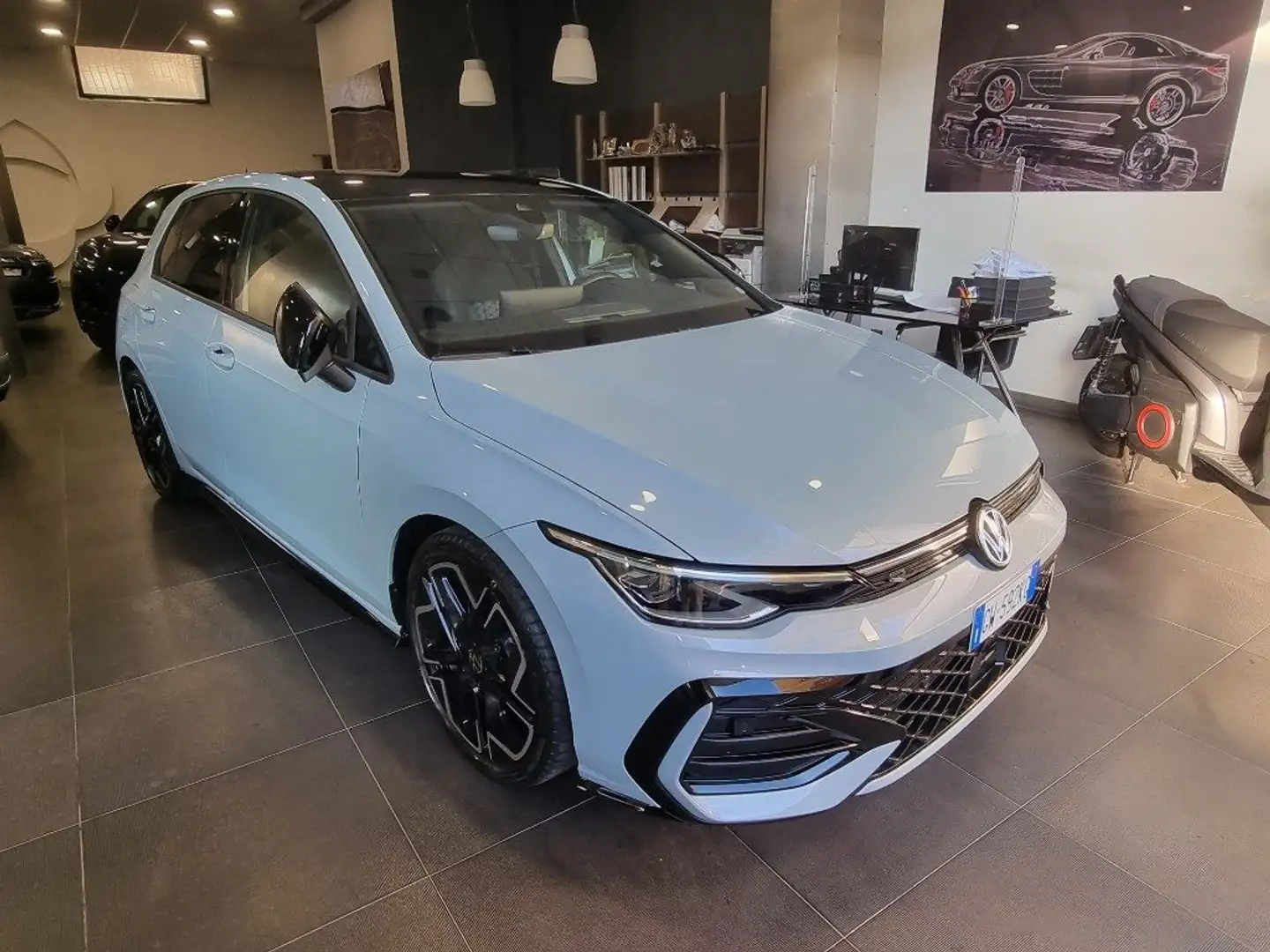 Volkswagen Golf 2.0 TDI 150 CV DSG SCR R-Line Gris - 1