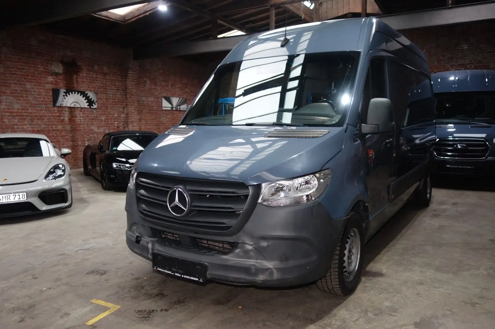 Mercedes-Benz Sprinter Kasten 314 L2 Klima Kamera Tüv Euro6 Gris - 1