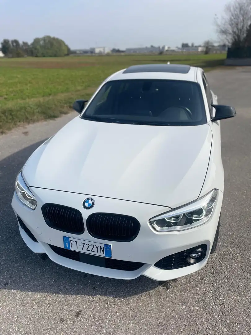 BMW 118 118d Msport 5p auto Bianco - 2