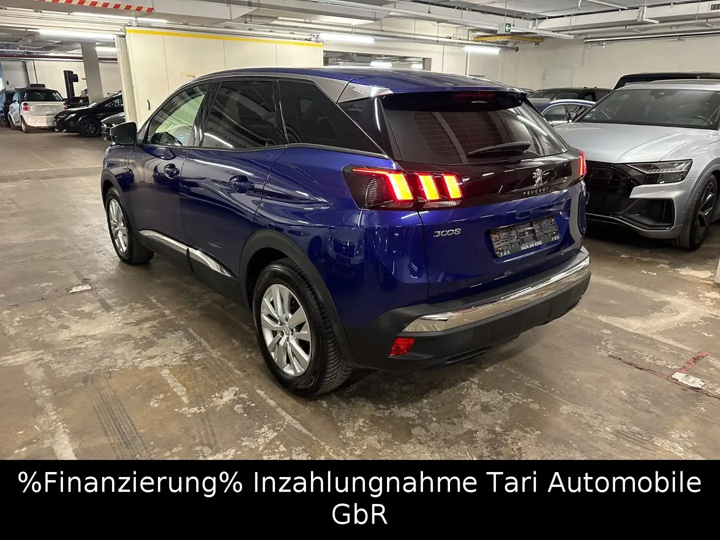 Peugeot 3008 PureTech 130 Access Klimaaut.,2.Hand,89tkm Blau - 1