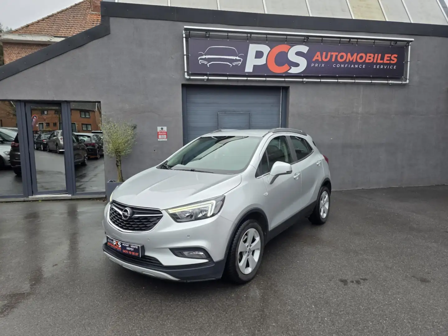 Opel Mokka X 1.6i Innovation *GPS*BLUETOOTH*SIEGES CUIRS CHAUFF Zilver - 2