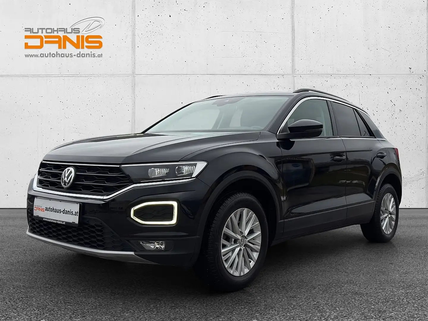 Volkswagen T-Roc TSI Design LED/APP/AHV/SHZ Schwarz - 1
