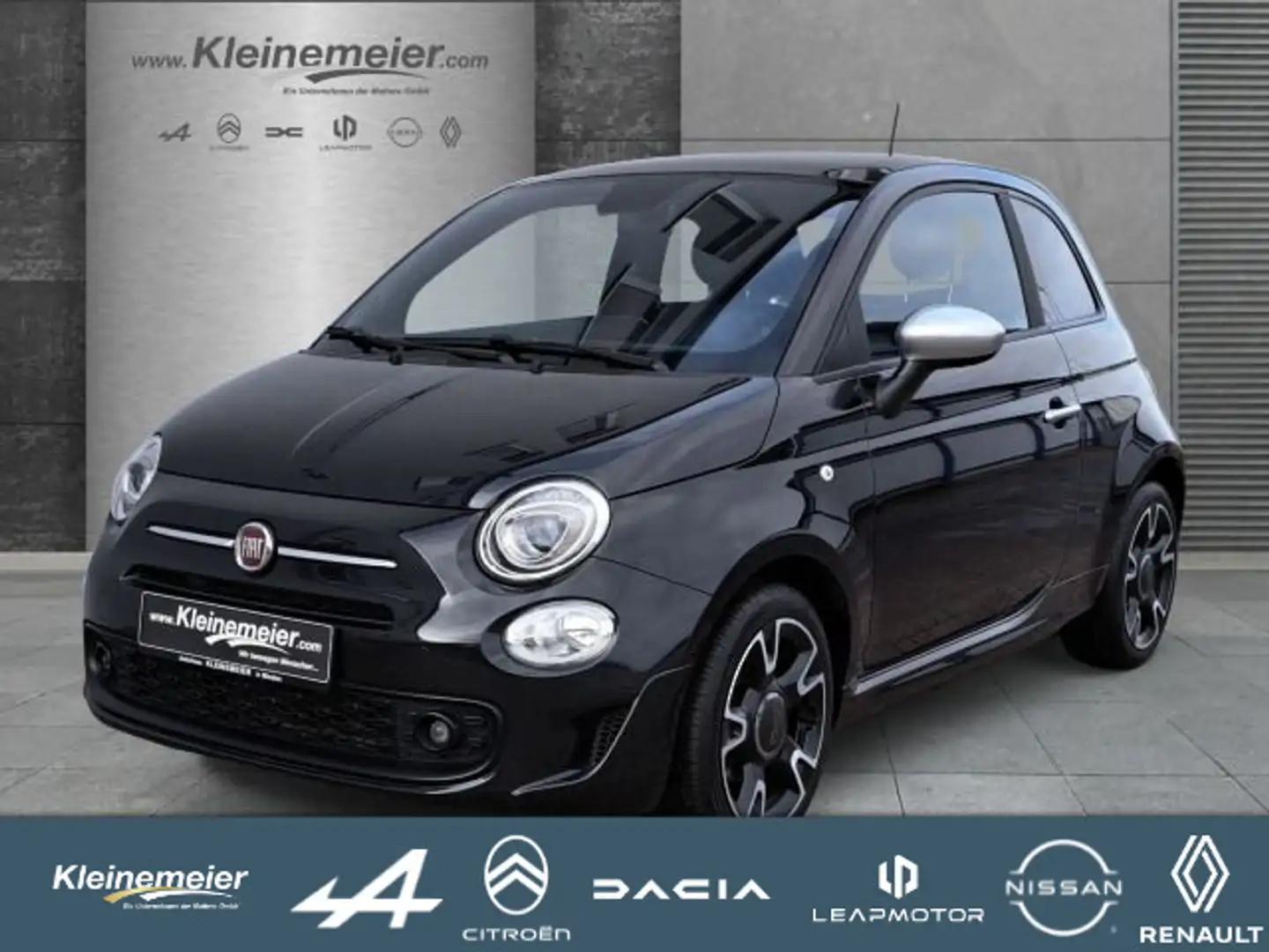 Fiat 500 1.0 Mild Hybrid RockStar*Panoramadach*Navi* Schwarz - 1