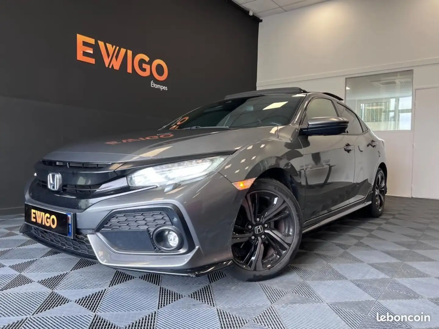 Honda Civic 1.5L I-VTEC 182ch SPORT PLUS TOIT OUVRANT SIEGES A Gri - 1