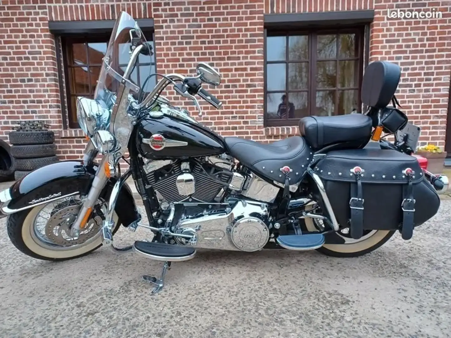 Harley-Davidson Heritage Softail Zwart - 1