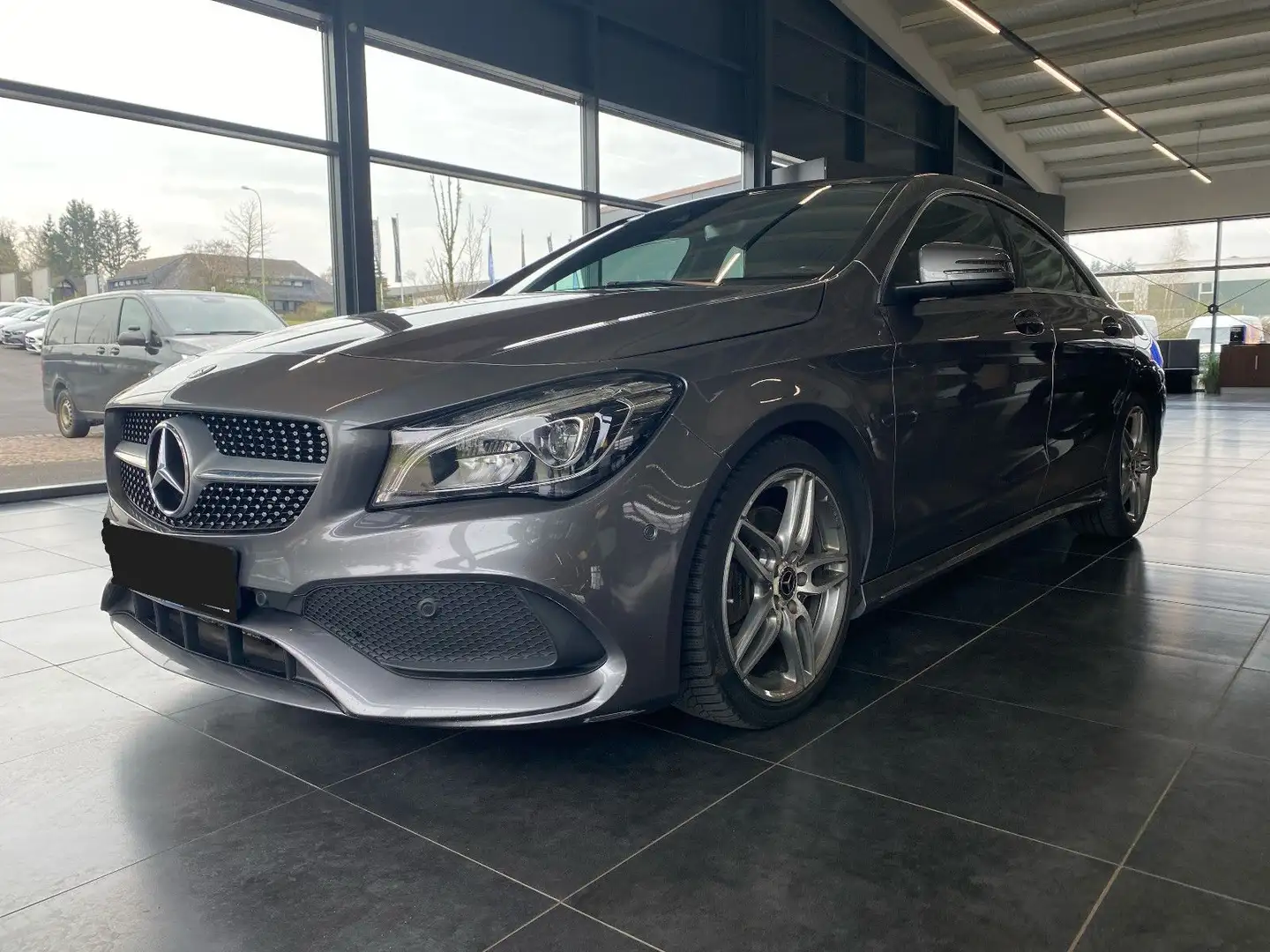 Mercedes-Benz CLA 250 4Matic+AMG+NAVI+KAMERA+H/K+LED+PANO+ Gris - 1