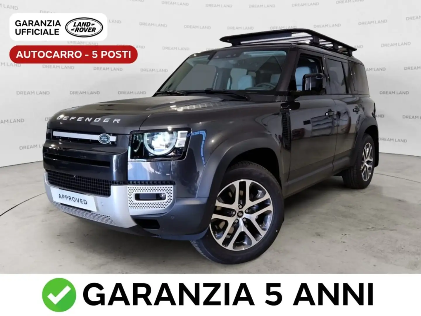 Land Rover Defender 110 3.0D I6 200CV S AUTOCARRO+IVA PARI AL NUOVO Gris - 1