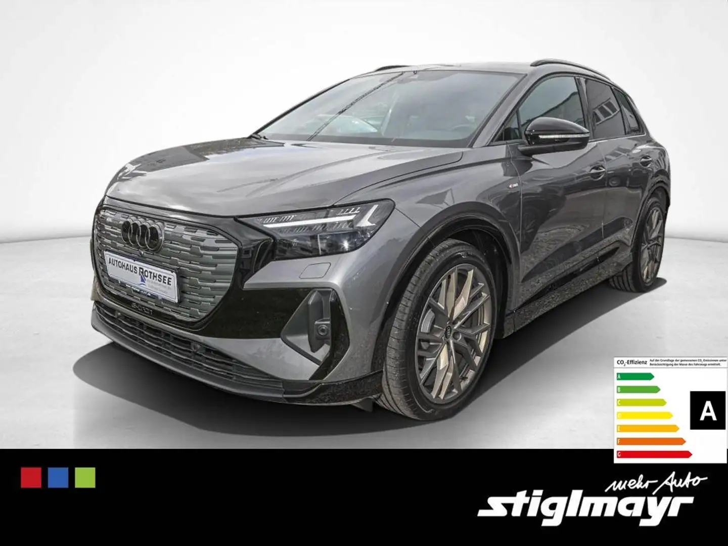Audi Q4 e-tron S-line edition one 35 NAVI+SONOS+MATRIX Gris - 1
