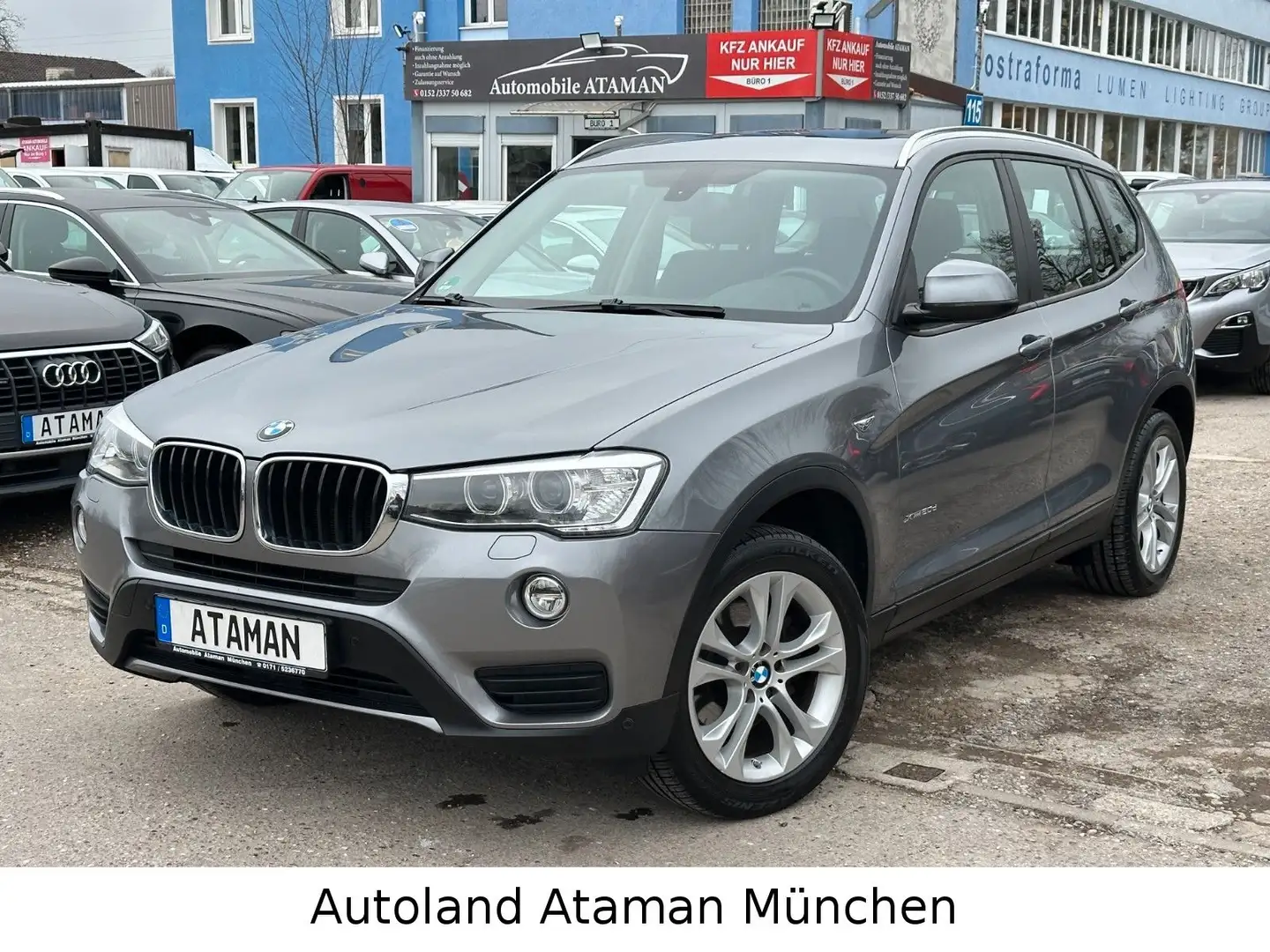 BMW X3 20d xDrive Steptr. /Navi/Panorama/Xenon/Leder Grijs - 1