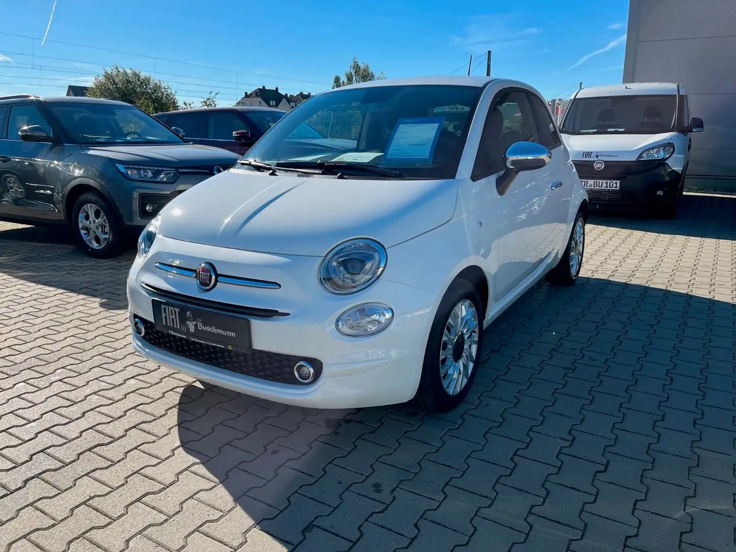 Fiat 500 1.0 Einparkhilfe Alu´s Navi NSW Blanc - 1