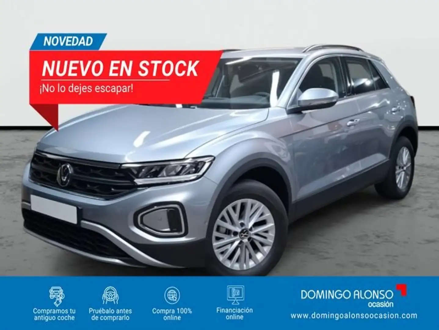 Volkswagen T-Roc Nuevo Connect 1.0 TSI 81 kW (110CV) SG6 (D113CX12 Plateado - 1