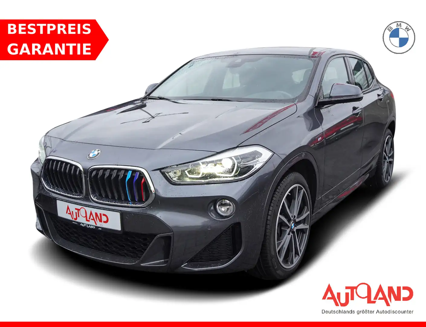 BMW X2 sDrive20i M Sport LED Navi Sitzheizung PDC Grau - 1