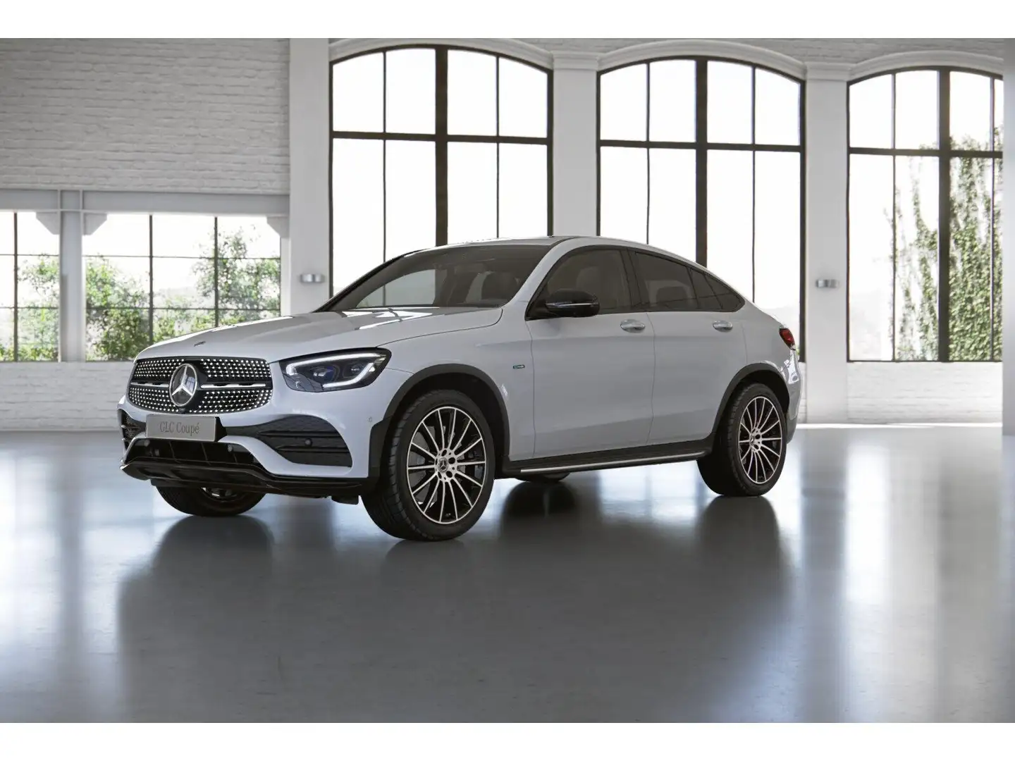 Mercedes-Benz GLC 300 de 4MATIC Coupé *AMG Line, Multibeam-LED, Anhängev Weiß - 1