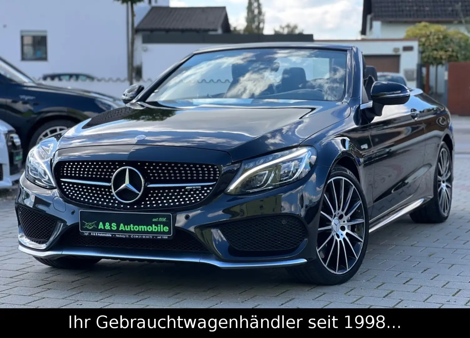 Mercedes-Benz C 43 AMG Cabrio 4Matic *BURMESTER/CAM/MEMORY/ILS Schwarz - 1