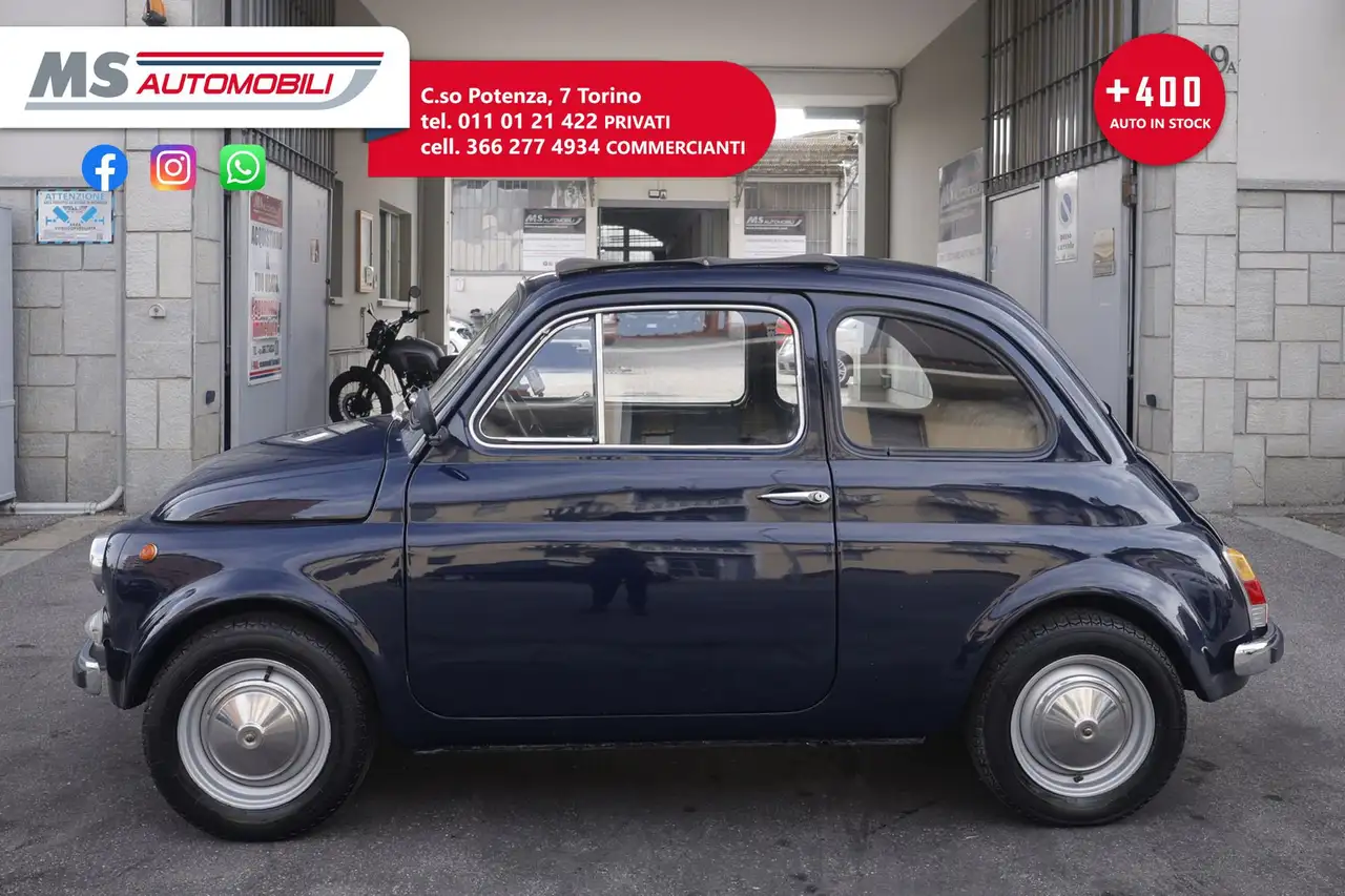 Fiat 500 LUSSO Targa e Libretto Originali, foto 4