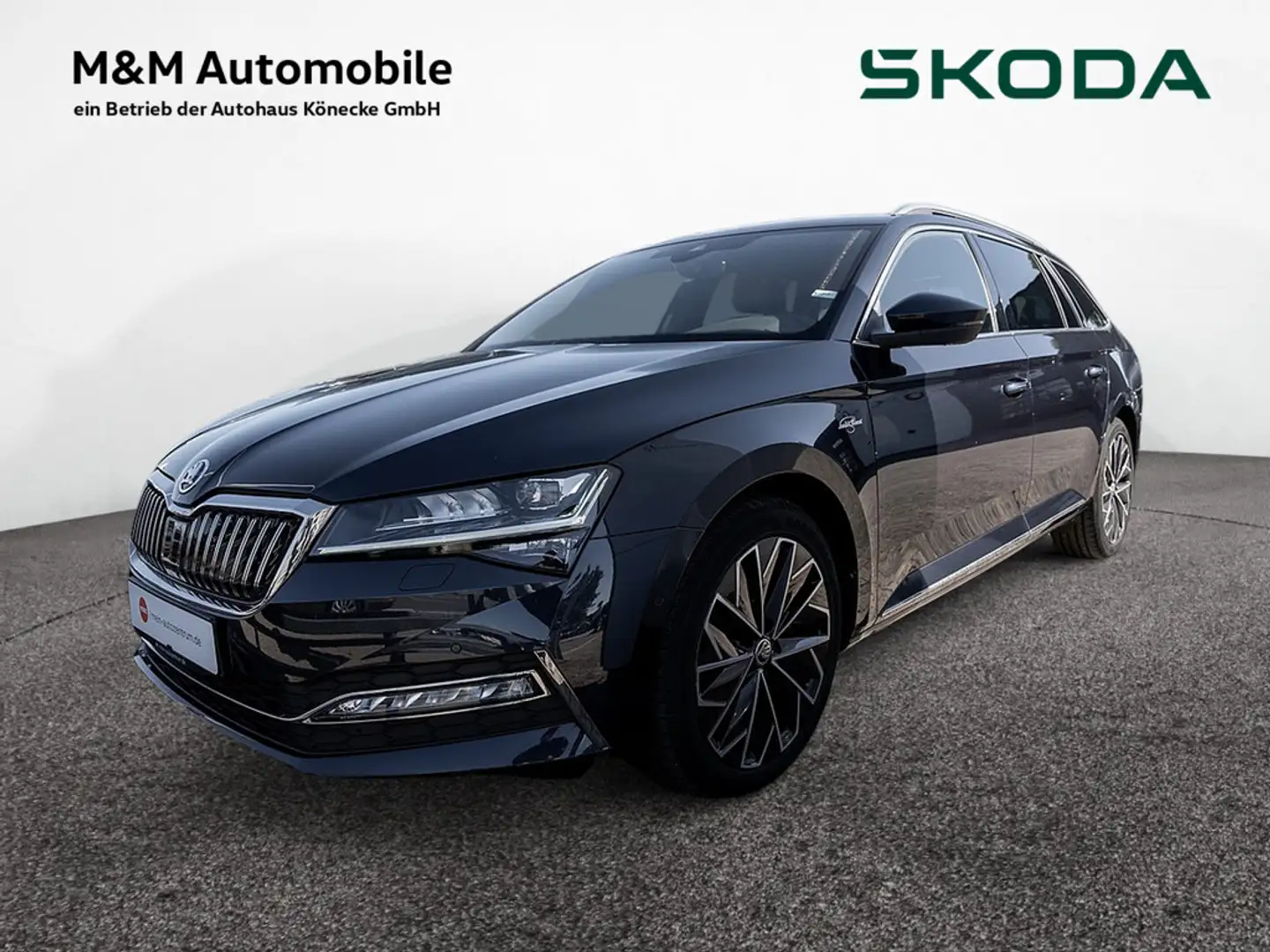 Skoda Superb Combi 2.0 TDI L&K 4x4 AHK ACC ALU KLIM Schwarz - 1