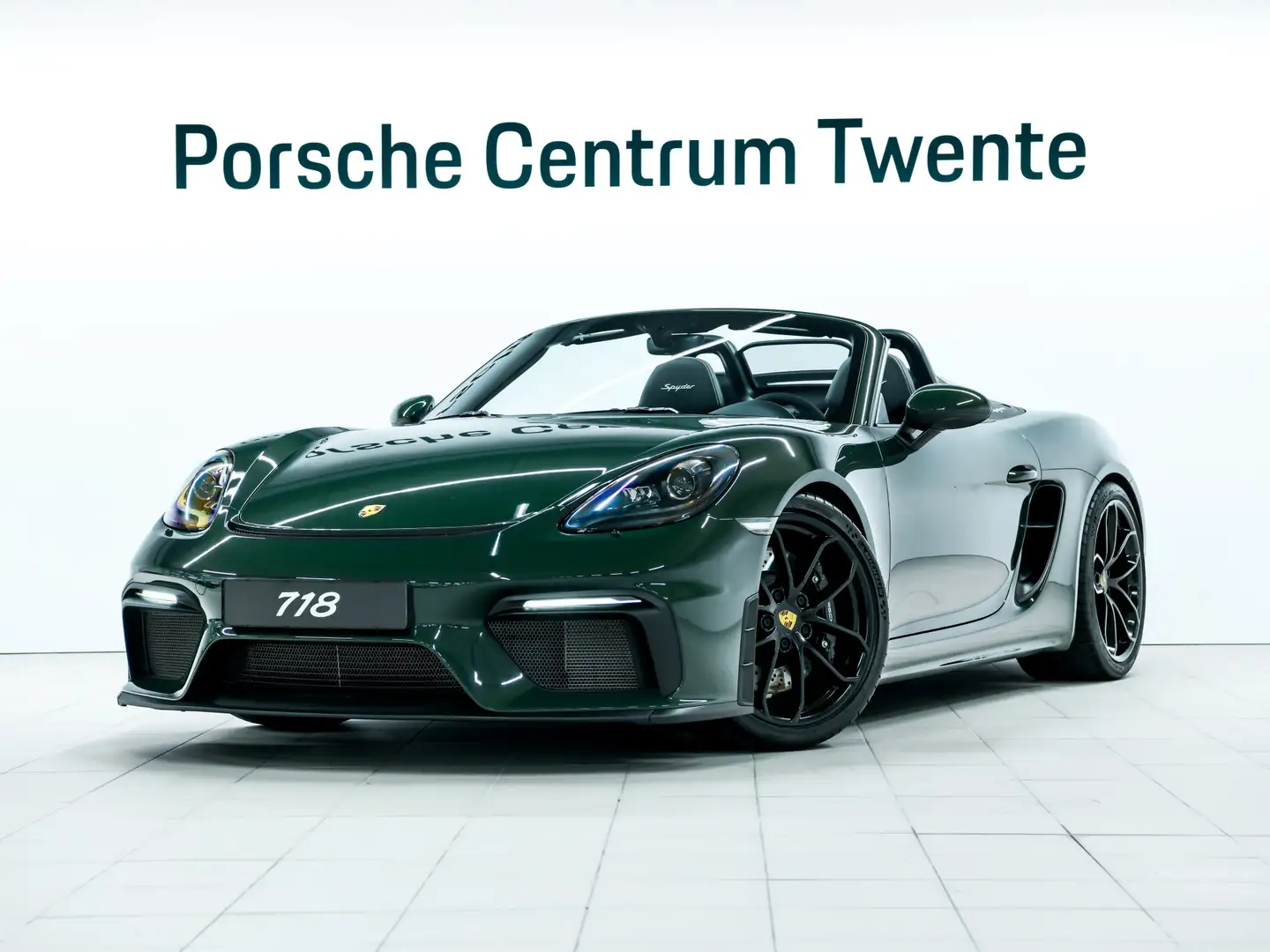 Porsche 718 Spyder Boxster Groen - 1