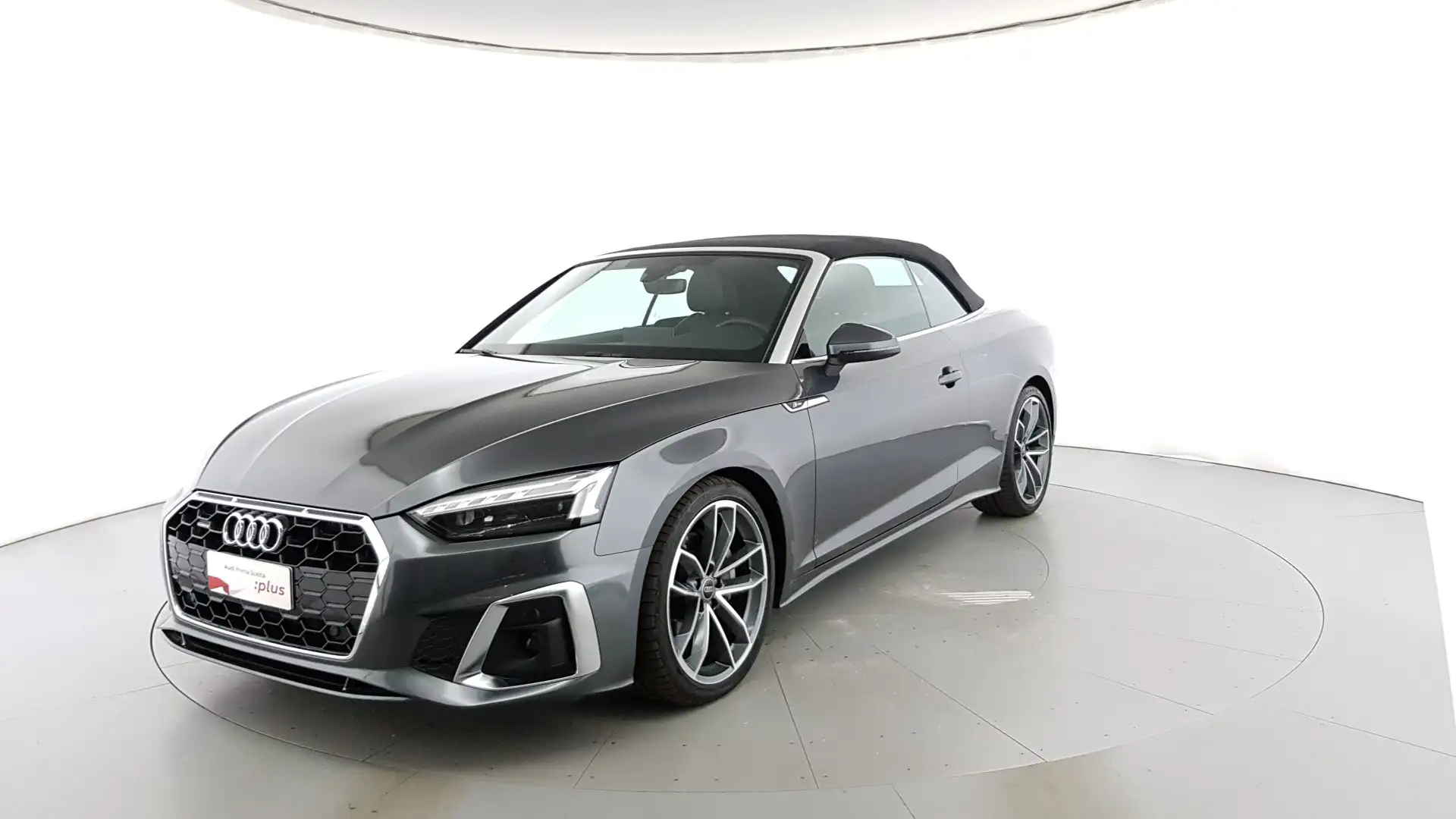 Audi A5 Cabrio 40 2.0 tdi mhev S line edition quattro 204c Grigio - 1
