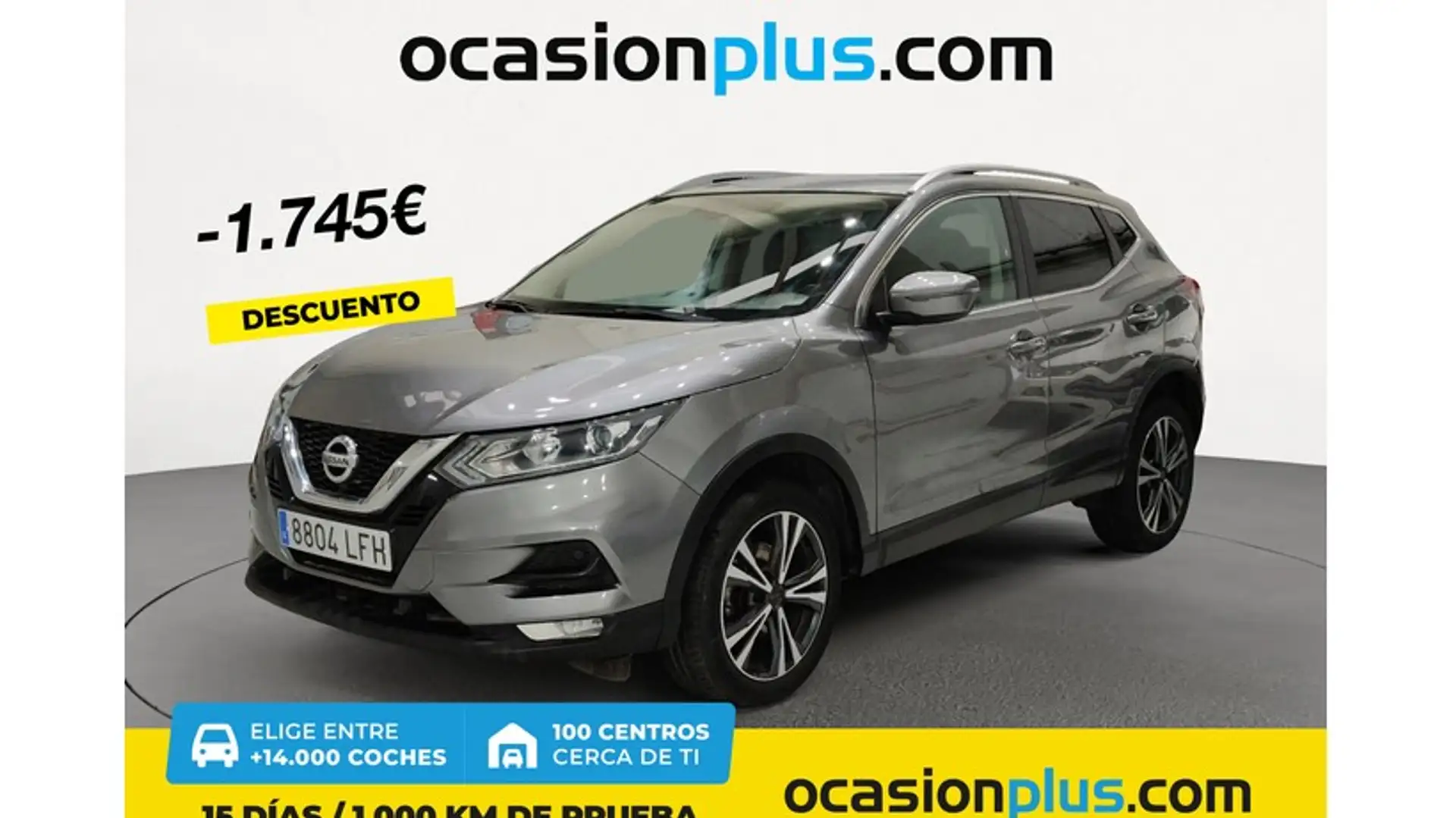 Nissan Qashqai 1.3 DIG-T N-Connecta 4x2 103kW Gris - 1