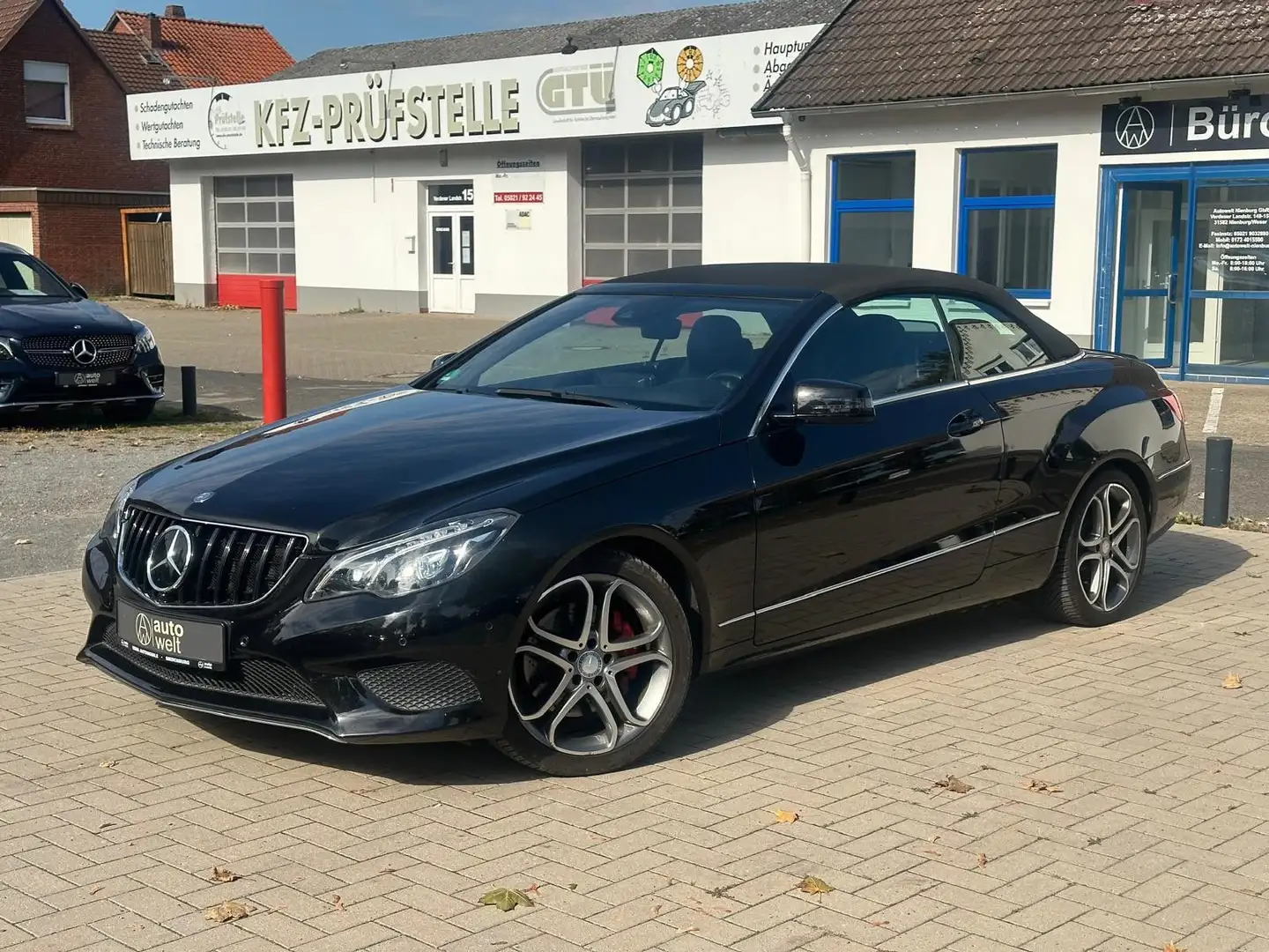 Mercedes-Benz E 250 CDI Cabrio, Aut, Leder, LED, Apple Car Pla Noir - 1