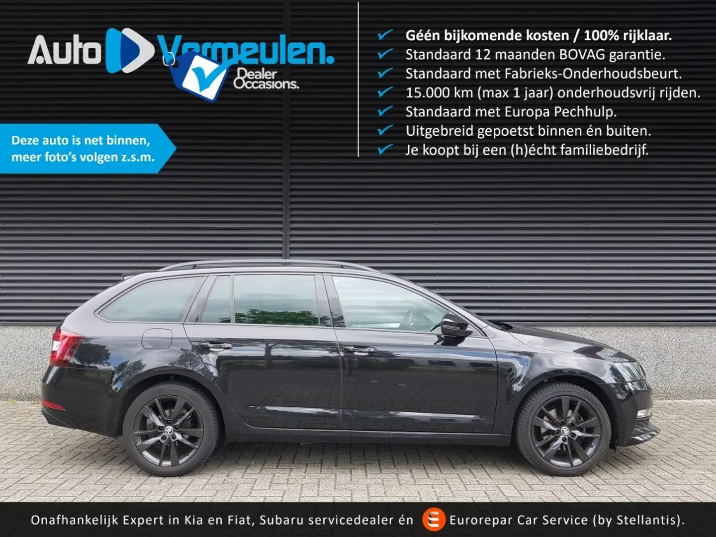 Skoda Octavia Combi Sport Business 116 PK Zwart - 1