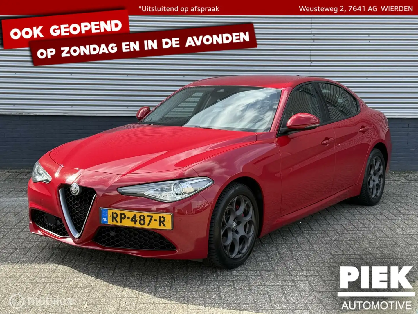 Alfa Romeo Giulia 2.2 Super Advanced Efficiency BOMVOL Rood - 1