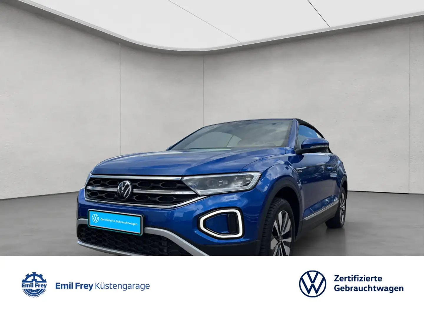Volkswagen T-Roc Cabriolet 1.5 TSI DSG Move GJR Kamera Navi Blau - 1