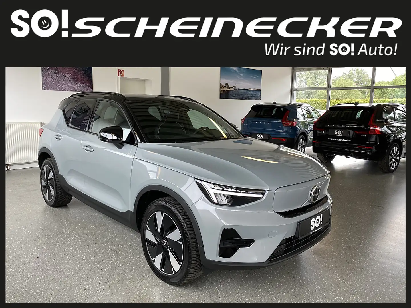 Volvo XC40 Recharge Pure Electric 82kWh Recharge Twin Plus Grau - 1