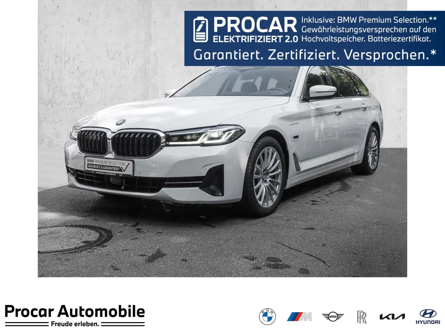 BMW 530 e xDrive A HUD ACC AHK RFK NAVI Laser DAB LM Weiß - 1