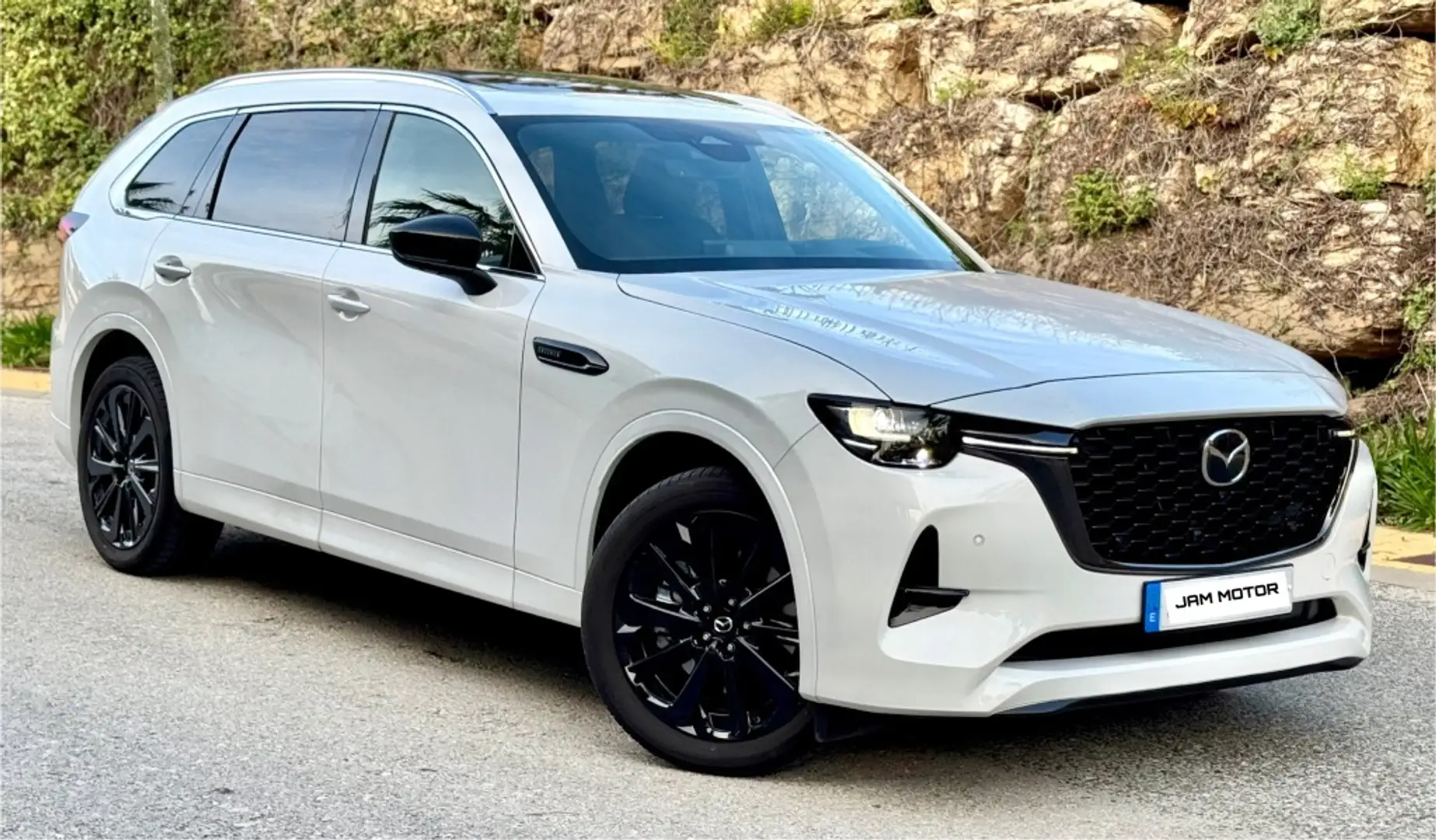 Mazda CX-80 3.3 e-Skyactiv-D MHEV Homura Plus AWD Aut. Blanc - 1