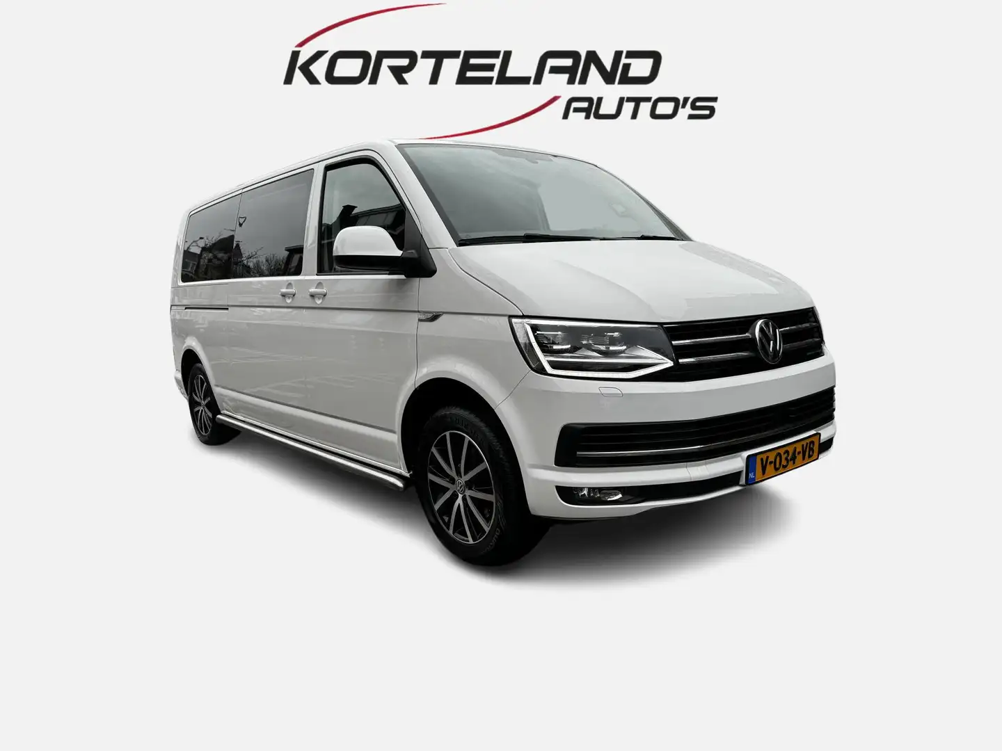 Volkswagen T6 Transporter 2.0 TDI L2H1 DC Highline LED,NAVI,LEER Wit - 1